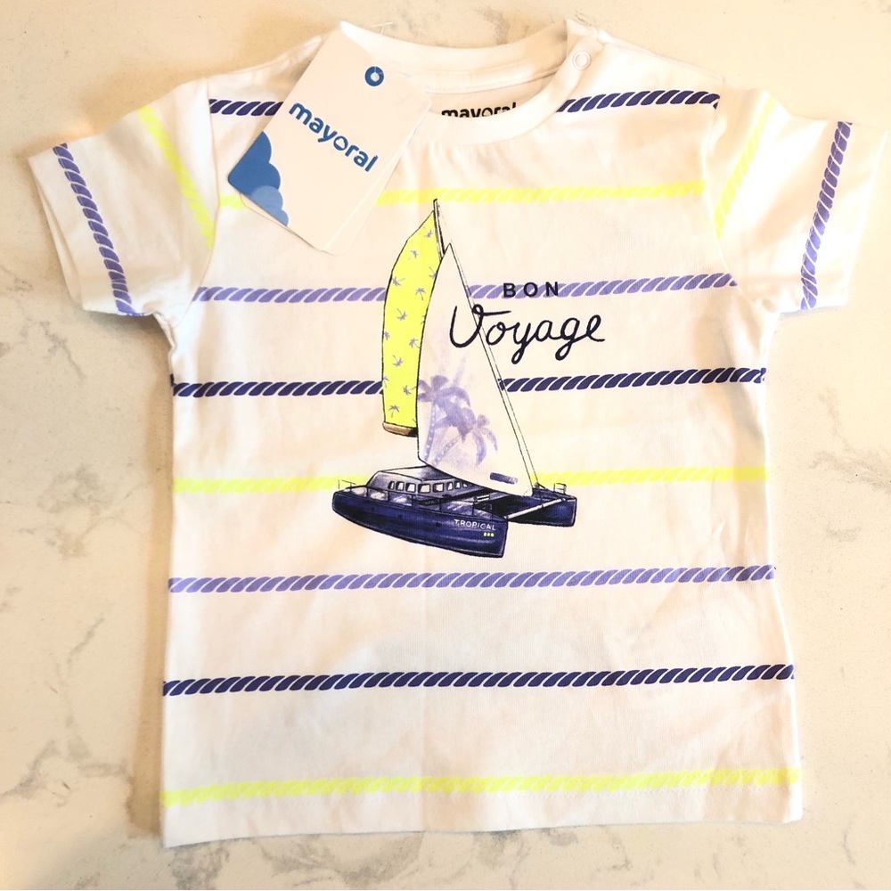 Mayoral Bon Voyage Tee 12 months